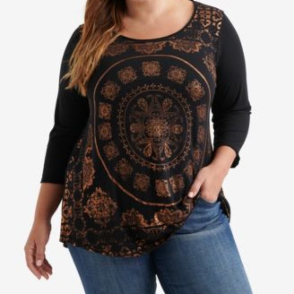 Lucky Brand Black Blouse